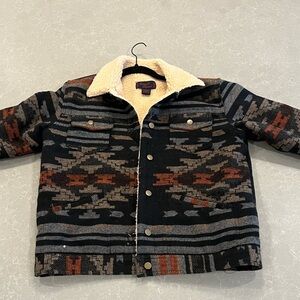 DONE Cowgirl Legend Sherpa Aztec Jacket
